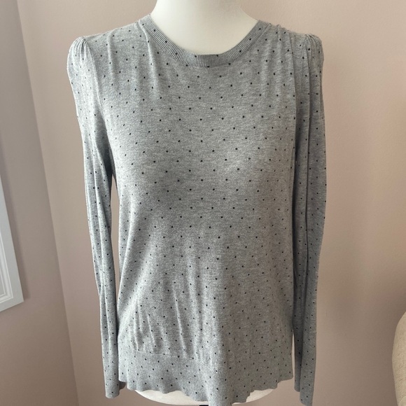 LOFT Tops - Loft l Polka Dot Long Sleeve Top